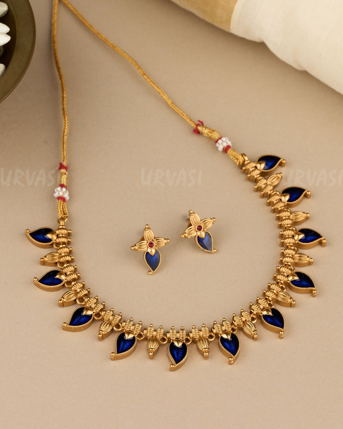 Gold-Toned Mango Choker Necklace 1844