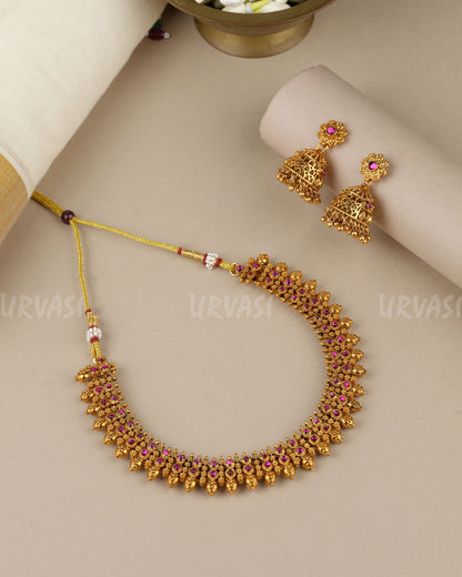 Gold-Toned  Non-Idol Necklace  1872