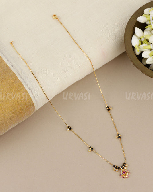 Gold-Toned Mangalsutra Mala MA 171
