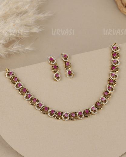Mehendi Polish  Mango AD Necklace 1920