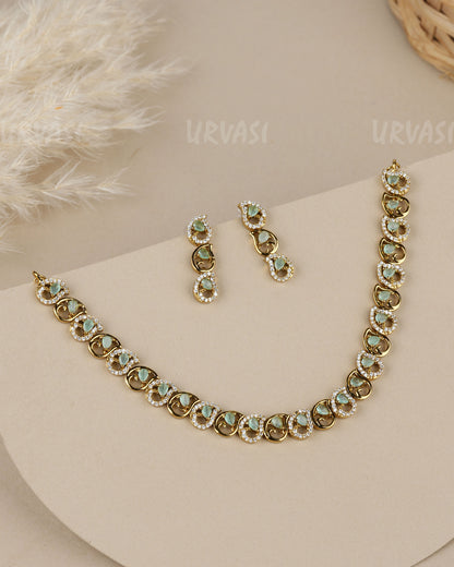 Mehendi Polish  Mango AD Necklace 1920