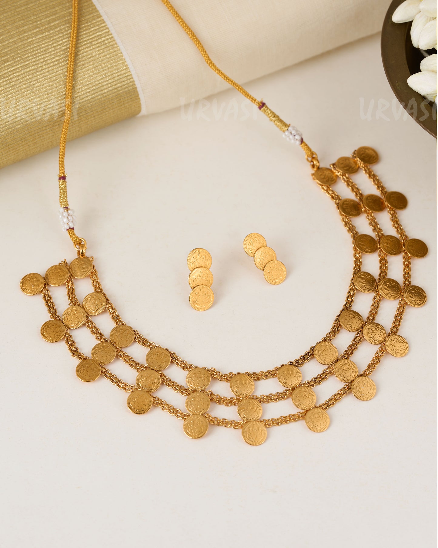 Layered Kaasu Necklace 837