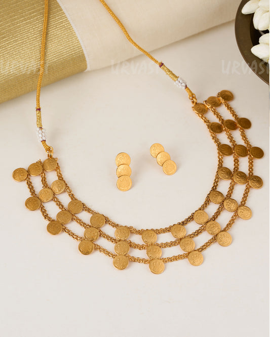 Layered Kaasu Necklace 837