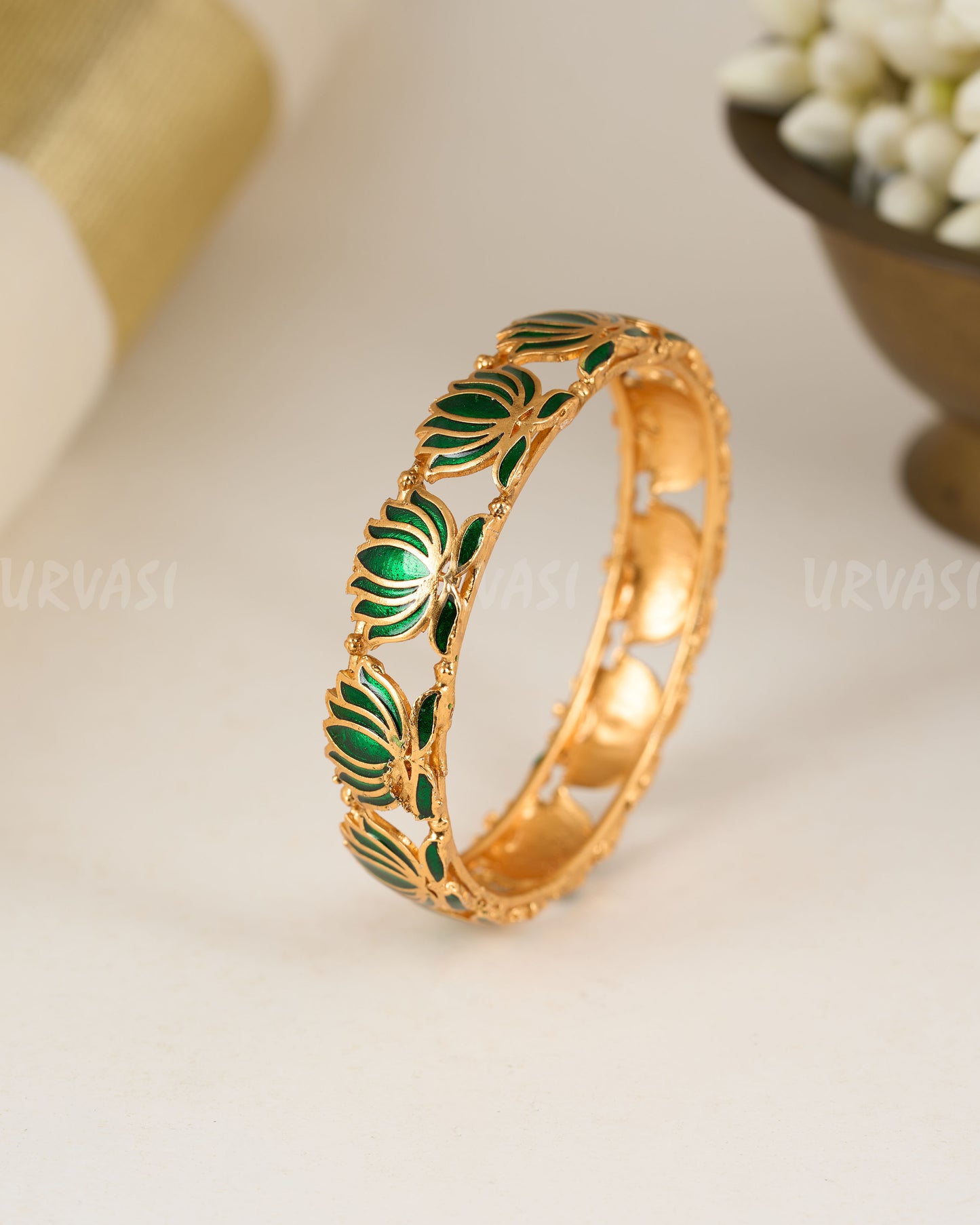 Haritha Lotus Bangle BA 247