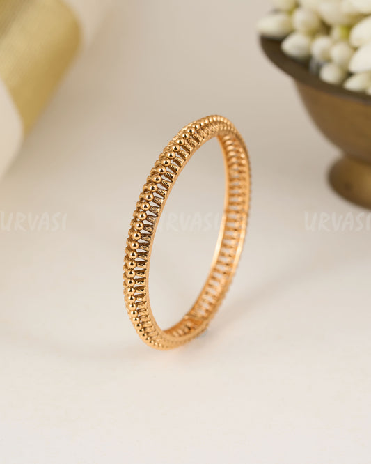 Textured Gold Bangle BA 253