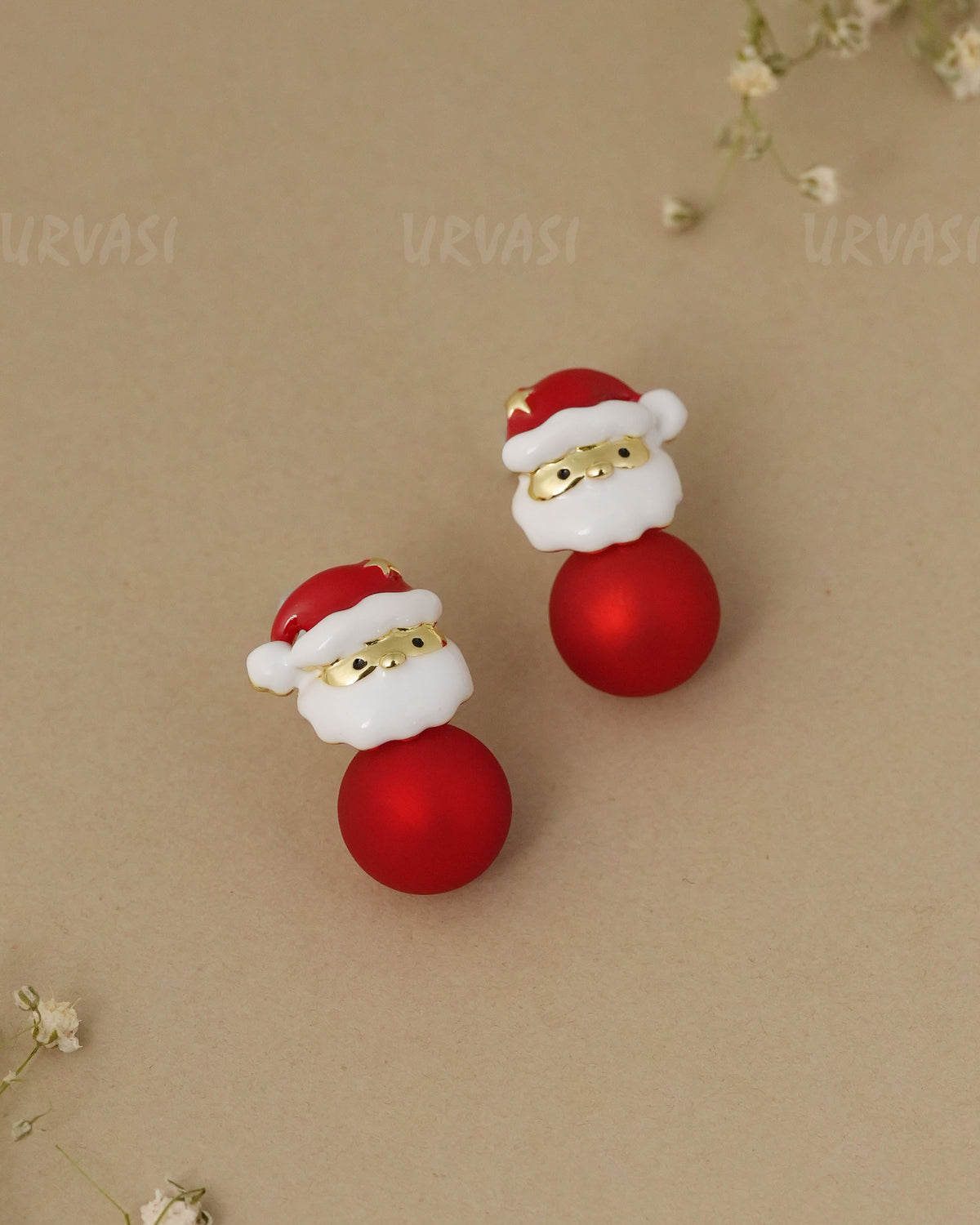 Mini Santa Claus Drop Earrings ER 1341