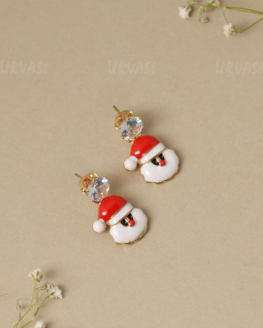 Christmas Santa Claus Drop Earrings ER 1332