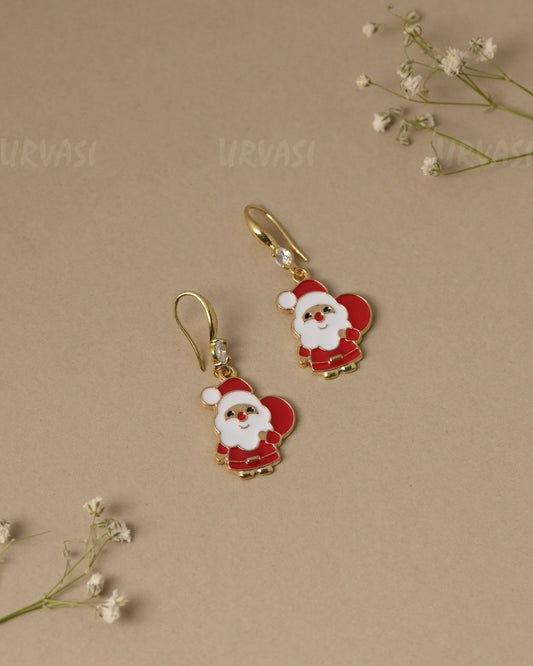 Santa Claus Christmas Dangle Earrings ER 1320