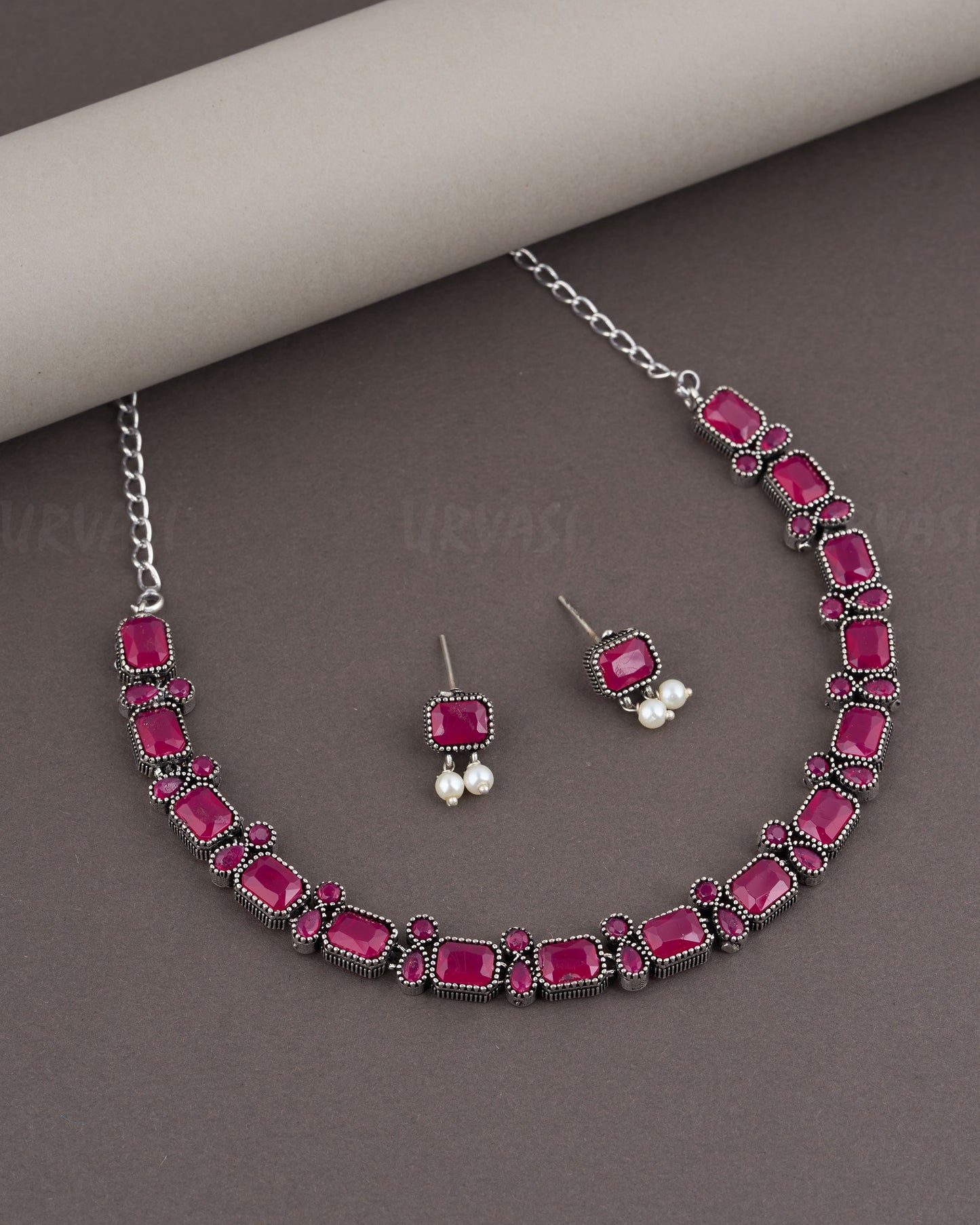Black Metal Necklace 965