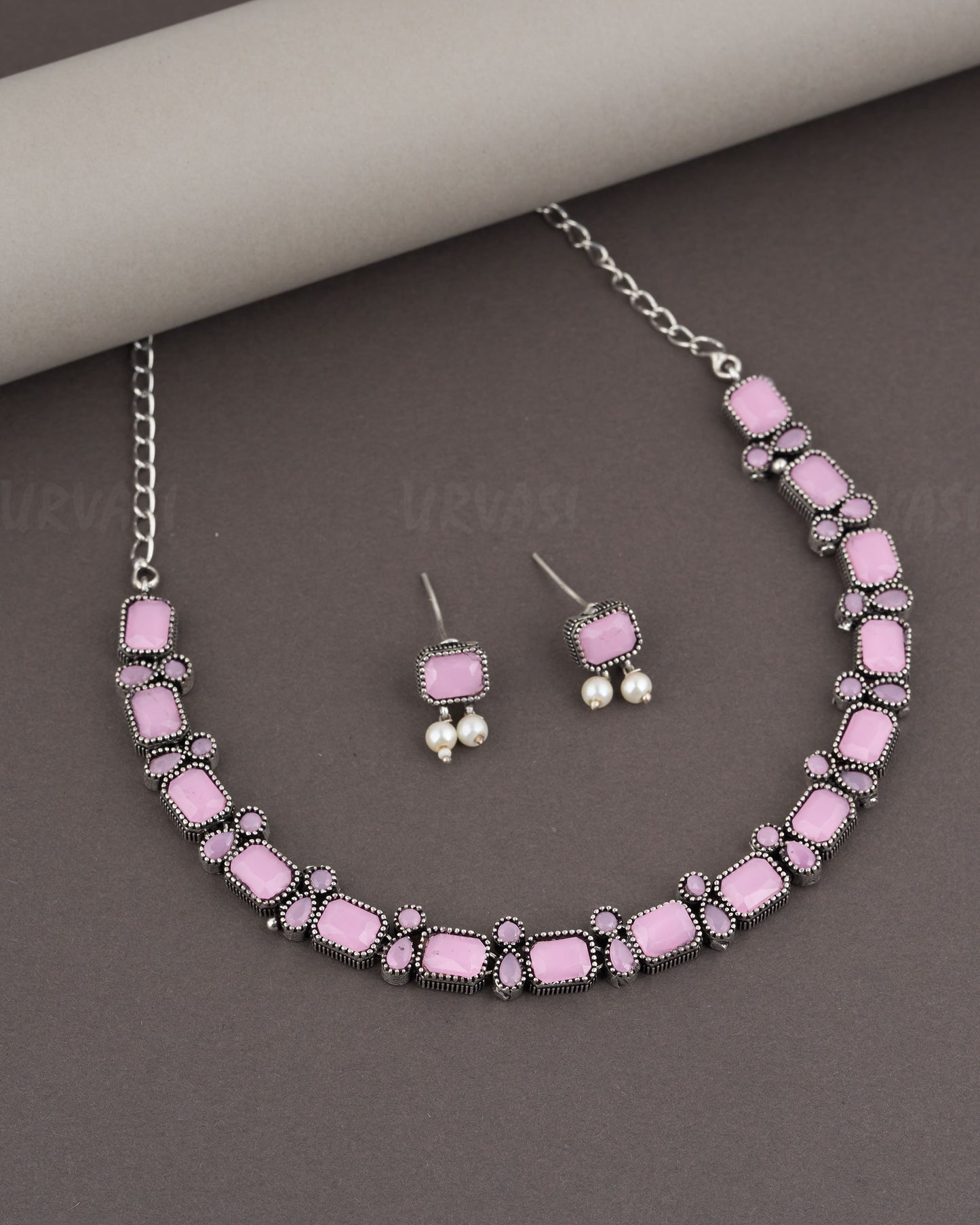 Black Metal Necklace 967
