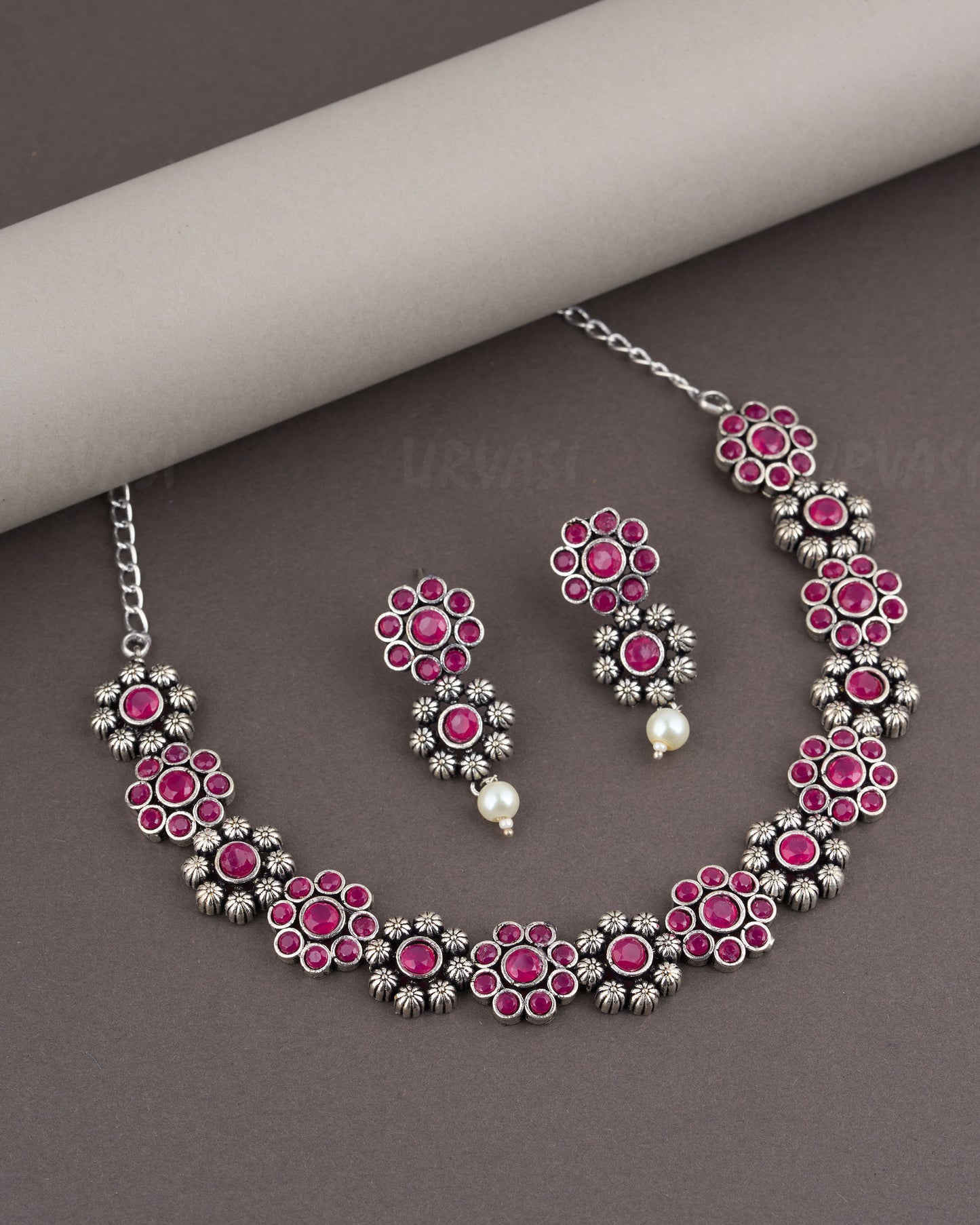 Black Metal Necklace 969