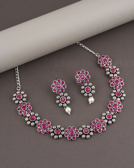 Black Metal Necklace 969