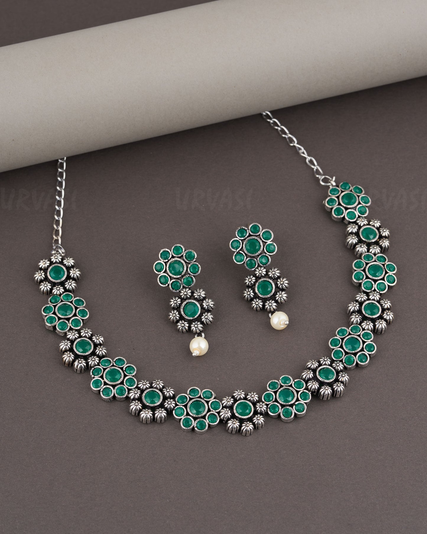 Black Metal Necklace 970