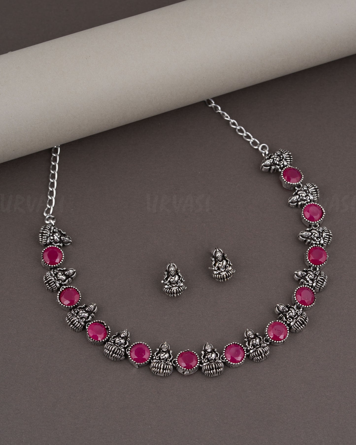 Black Metal Necklace 975