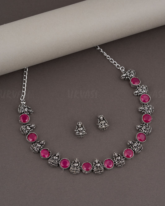 Black Metal Necklace 975