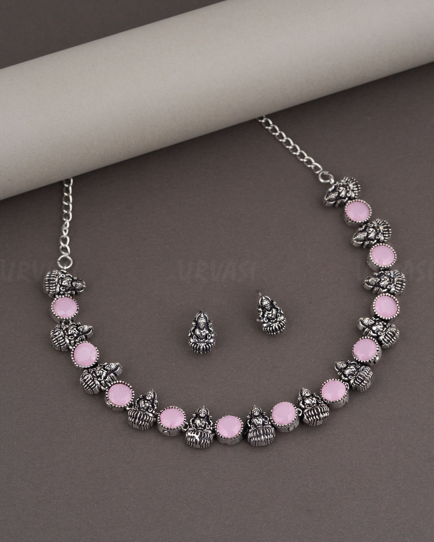 Black Metal Necklace 977