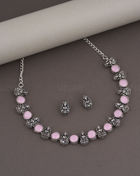 Black Metal Necklace 977
