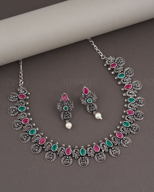 Black Metal Necklace 979