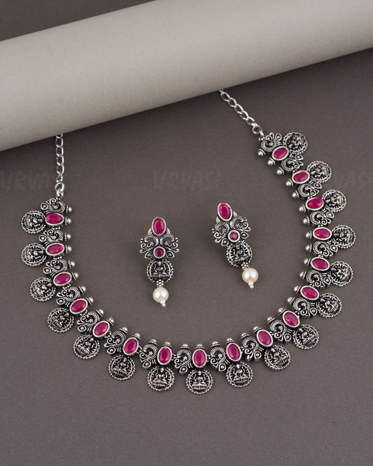 Black Metal Necklace 980