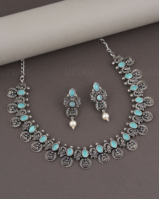 Black Metal Necklace 981
