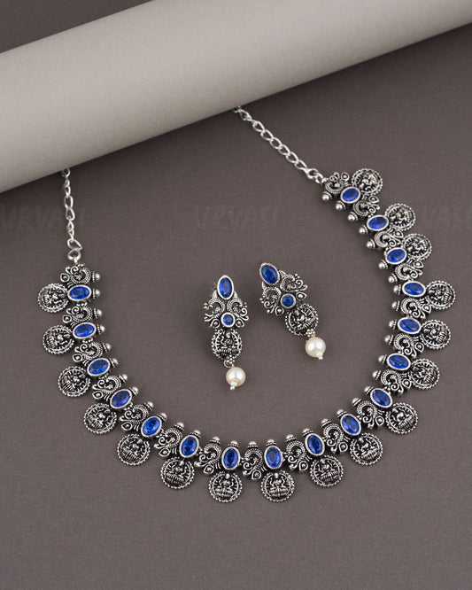 Black Metal Necklace 983
