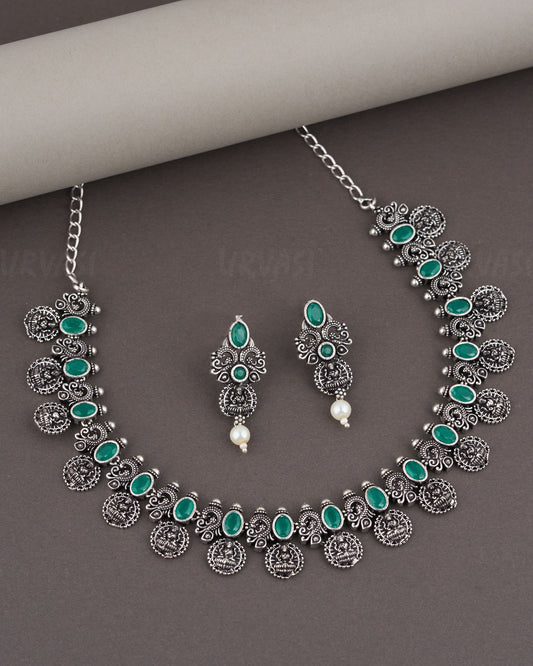 Black Metal Necklace 984