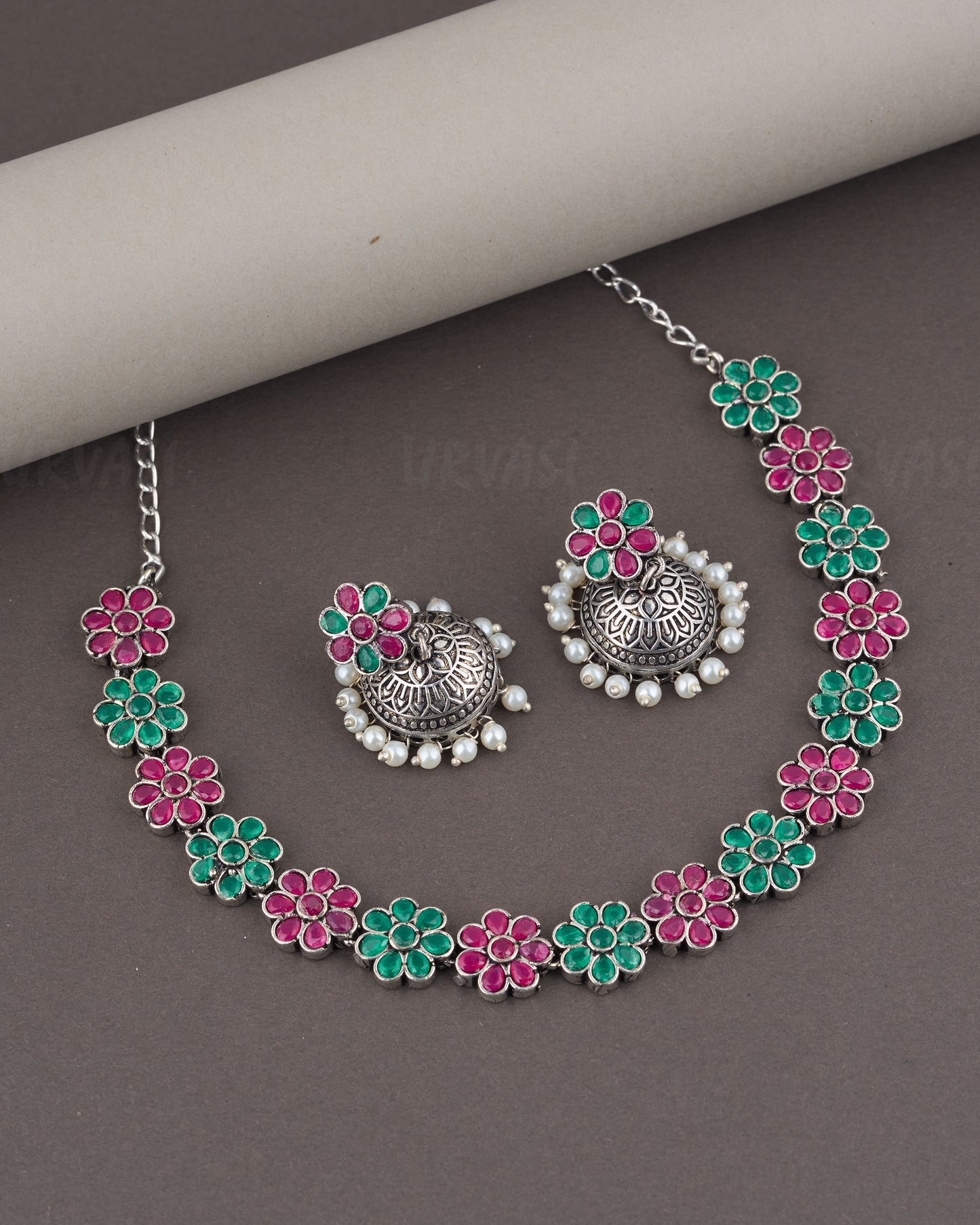 Black Metal Necklace 990