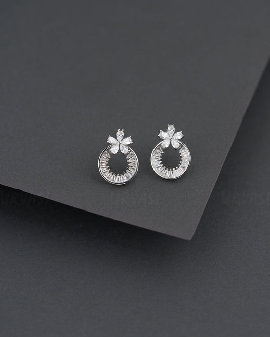 Rhodium Polish Trendy  Imported Earring ER 50