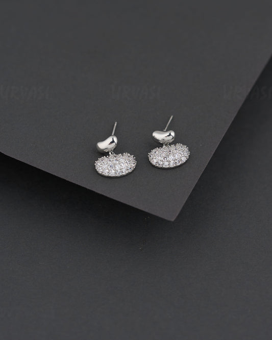 Rhodium Polish Trendy Imported Earring ER 53
