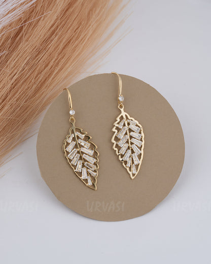 Leaf-Designed Imported Earring ER 64