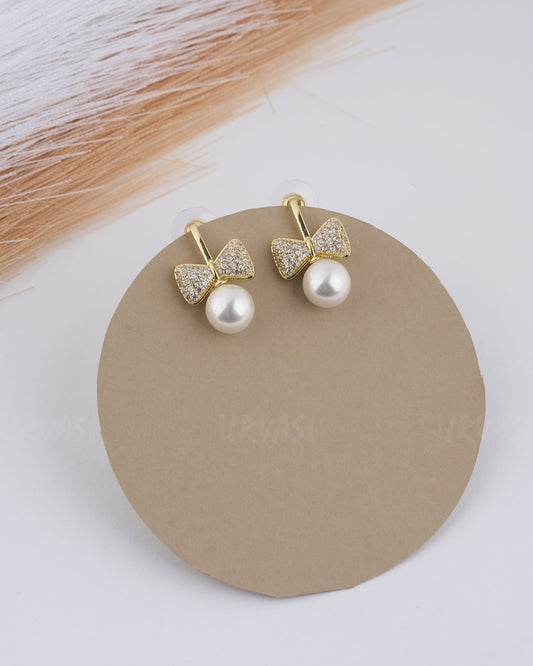 Gold Polish Trendy AD Imported Earrings ER 230