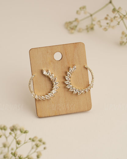 Gold Polish Trendy Imported Earrings ER 290