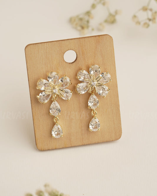 Gold Polish Trendy Imported Earrings ER 379