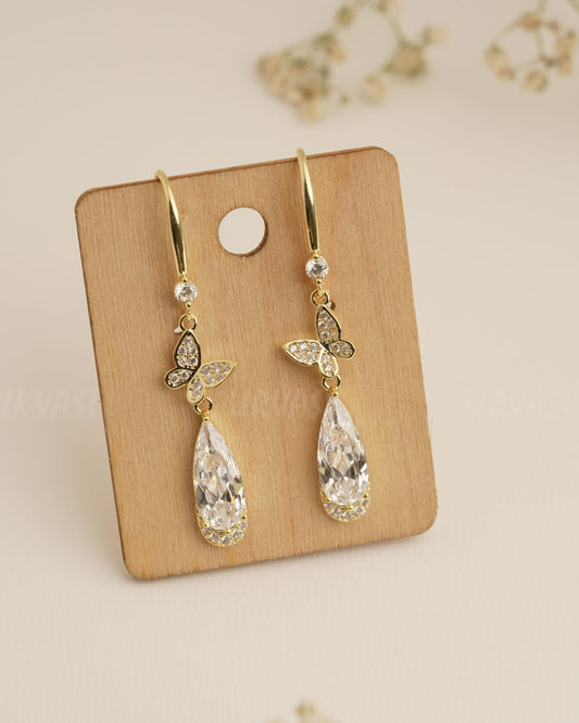 Gold Polish Trendy Imported Earrings ER 374