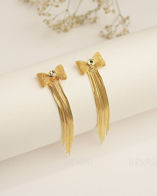 Gold Polish Trendy Imported  Earrings ER 403