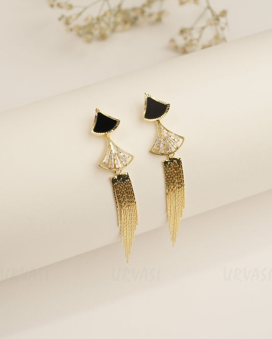 Gold Polish Trendy Imported Earrings ER 402