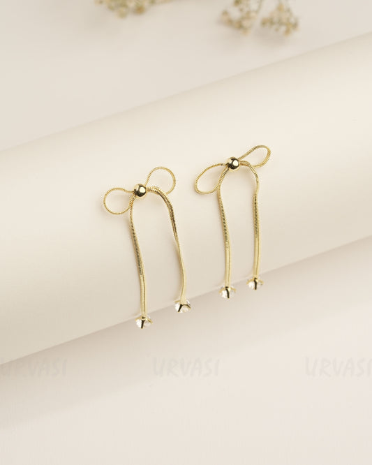 Gold Polish Trendy Imported Earrings ER 394