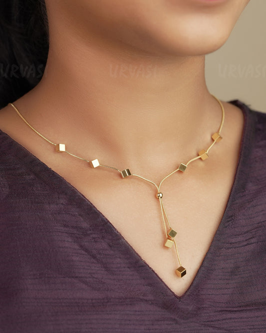 Gold-Polish  Statement Simple Chain SC 81