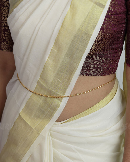 Gold-Toned Simple Hip Chain HC 73