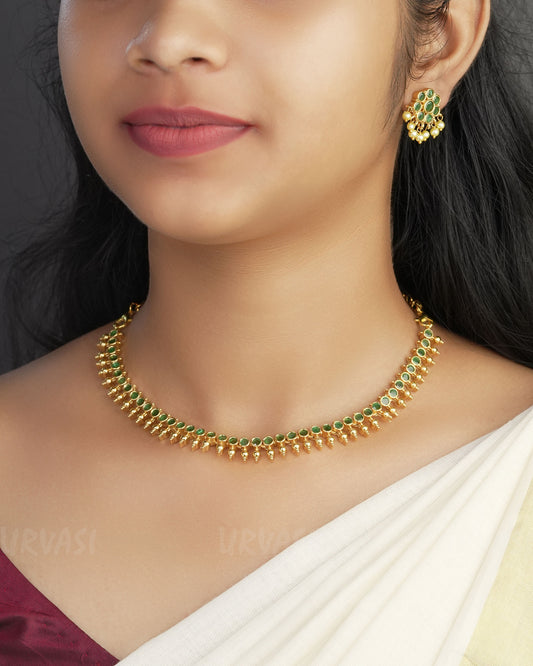 Gold-Toned Kemp Choker Necklace 1028