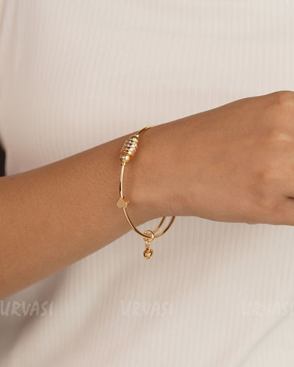 Gold-Polish AD Bracelet bangles  BA 367