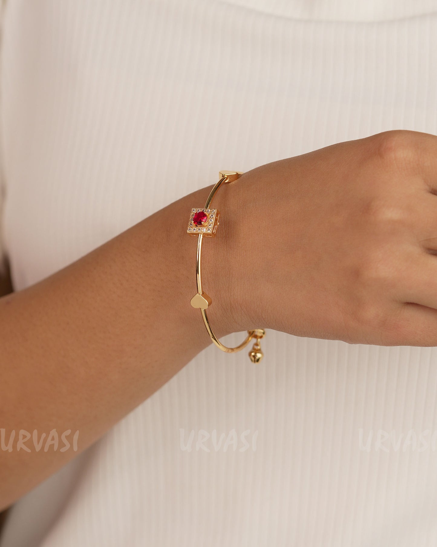 Gold-Polish AD Bracelet bangles BA 364