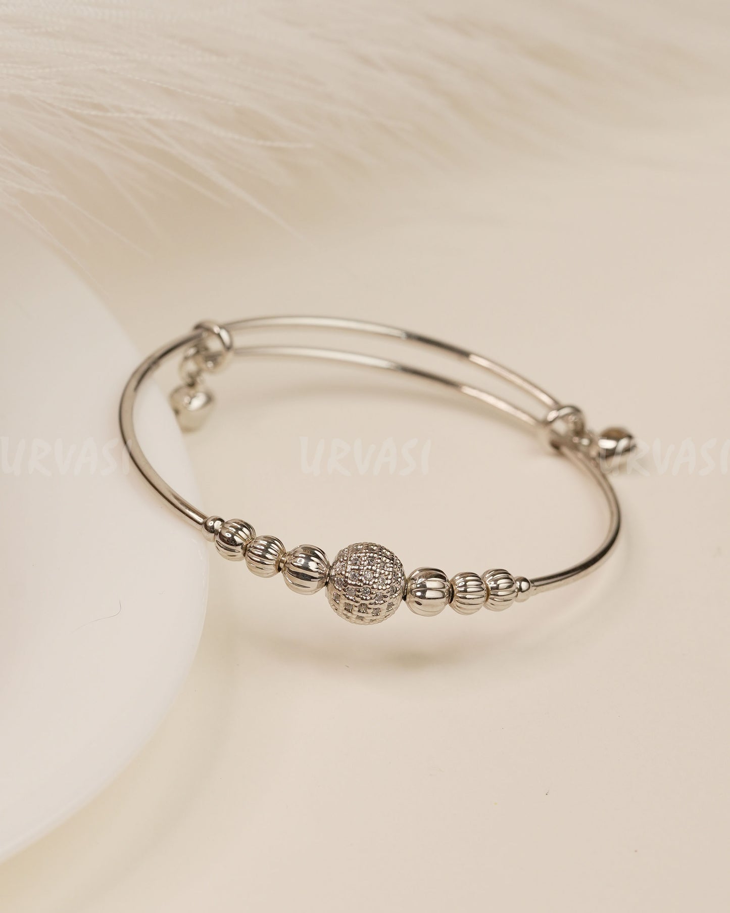 Rhodium Polish AD Bracelet bangles BA 368