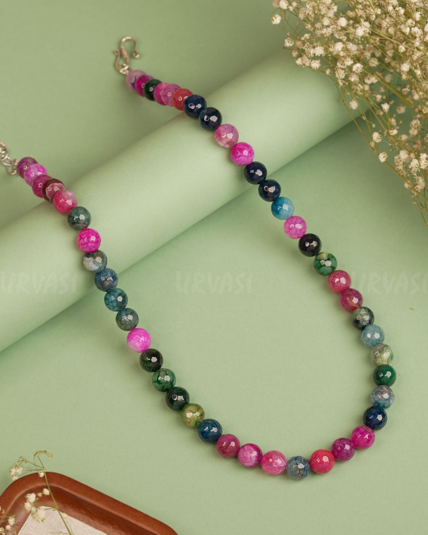 Multi-Coloured Tourmaline Long Mala Ma 069