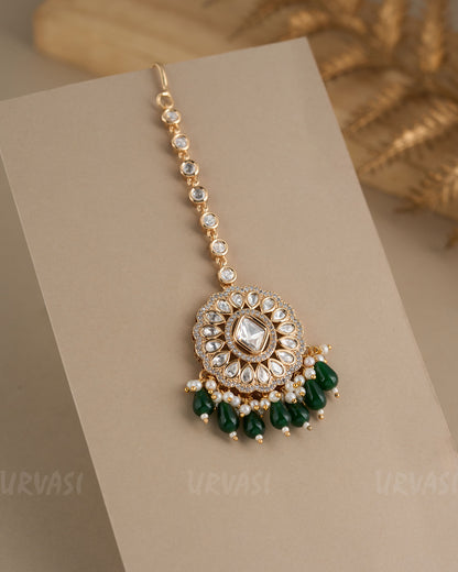 Gold-Toned Kundhan Stone Chutty CH 90