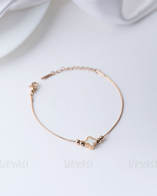 Gold-Toned Simple Double-Side Bracelet BR 29