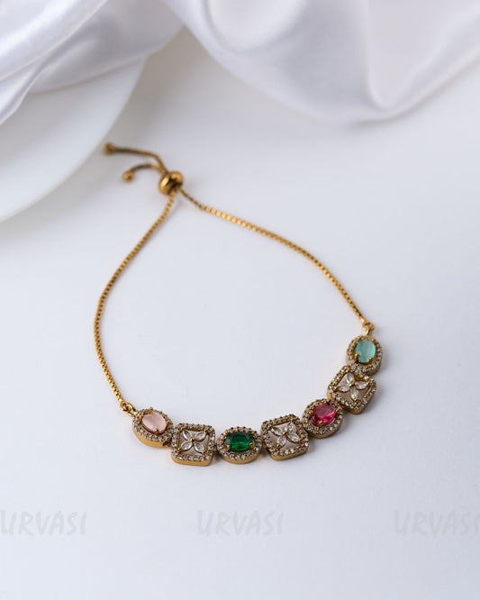 Mehendi Polish Floral Multi Adjustable Bracelet BR 40