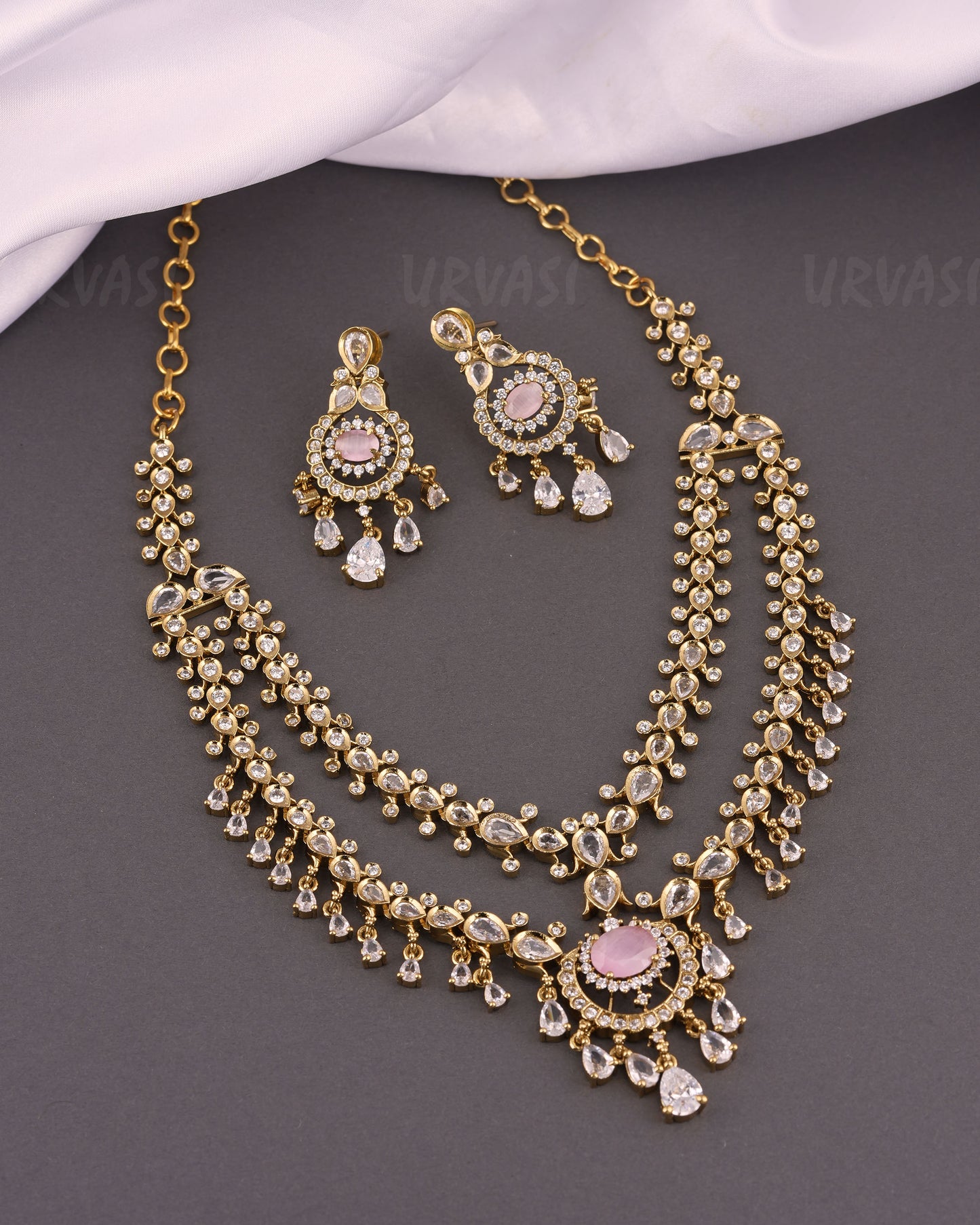 Mehendi Polish Victorian Designed Trisha Inspired Necklace 1172