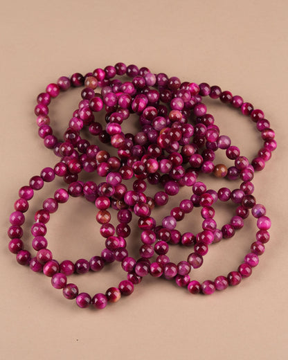 Hand-Made Purple Tiger's Eye Bracelet BR 111