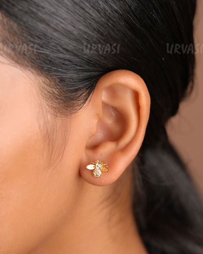 Minimal BEE Designed AD Earrings ER 360